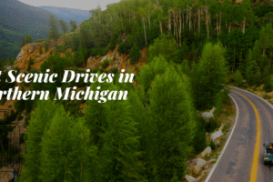 Explore the most beautiful scenic drives in northern Michigan. Explore nature, colors, and peace